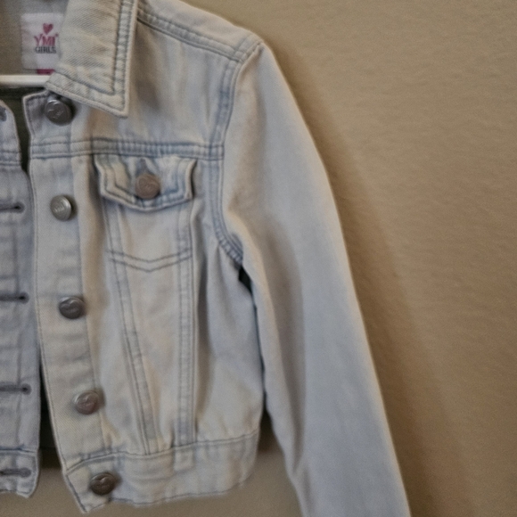 YMI Kids Light Wash Denim Jacket - Picture 3 of 5